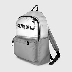 Рюкзак Gears of War glitch на светлом фоне: символ сверху, цвет: 3D-принт