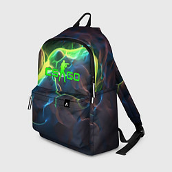 Рюкзак CSGO green neon, цвет: 3D-принт