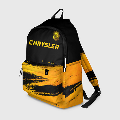 Рюкзак Chrysler - gold gradient: символ сверху / 3D-принт – фото 1