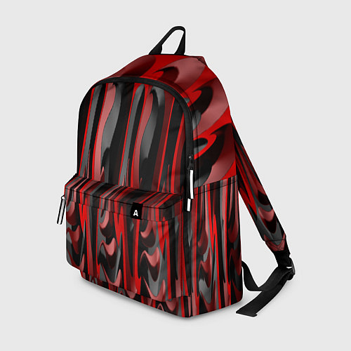 Рюкзак Пластик красно-черный / 3D-принт – фото 1
