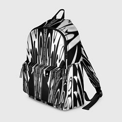 Рюкзак Черные завихрения, цвет: 3D-принт