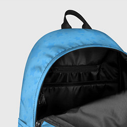 Рюкзак Звёздочки голубой паттерн, цвет: 3D-принт — фото 2