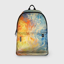 Рюкзак Вода и пламя абстракция, цвет: 3D-принт — фото 2