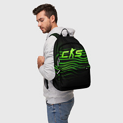 Рюкзак CS2 green logo, цвет: 3D-принт — фото 2