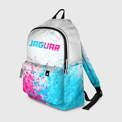 Рюкзак Jaguar neon gradient style: символ сверху, цвет: 3D-принт
