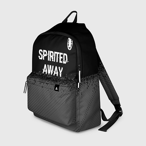 Рюкзак Spirited Away glitch на темном фоне: символ сверху / 3D-принт – фото 1