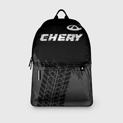 Рюкзак Chery speed на темном фоне со следами шин: символ, цвет: 3D-принт — фото 2