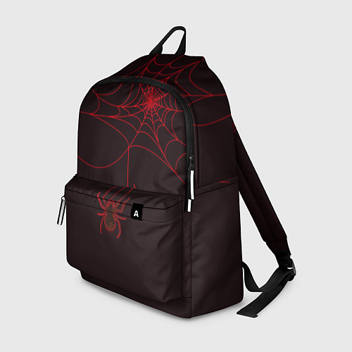 Рюкзак Красная паутина / 3D-принт – фото 1