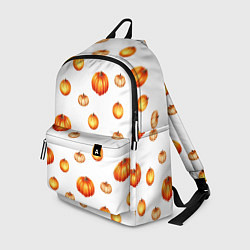 Рюкзак Оранжевые тыквы - паттерн, цвет: 3D-принт