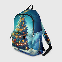 Рюкзак Новогодняя елка, цвет: 3D-принт