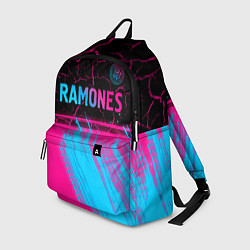 Рюкзак Ramones - neon gradient посередине, цвет: 3D-принт