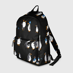 Рюкзак Веселая семья пингвинов, цвет: 3D-принт