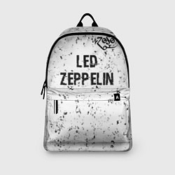 Рюкзак Led Zeppelin glitch на светлом фоне посередине, цвет: 3D-принт — фото 2