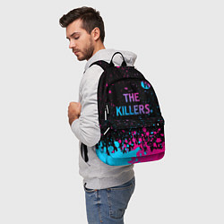 Рюкзак The Killers - neon gradient посередине, цвет: 3D-принт — фото 2
