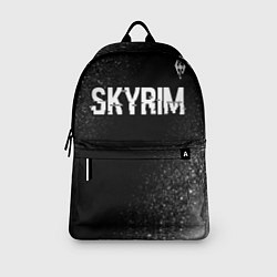 Рюкзак Skyrim glitch на темном фоне посередине, цвет: 3D-принт — фото 2