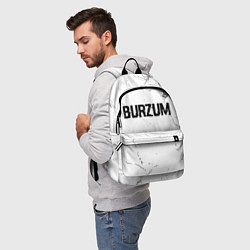 Рюкзак Burzum glitch на светлом фоне посередине, цвет: 3D-принт — фото 2