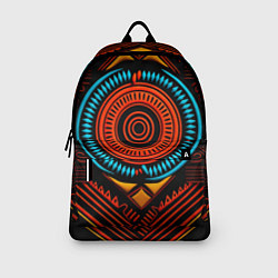 Рюкзак Орнамент в африканском стиле на тёмном фоне, цвет: 3D-принт — фото 2