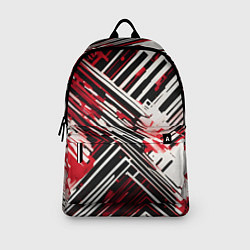 Рюкзак Киберпанк линии белые и красные, цвет: 3D-принт — фото 2