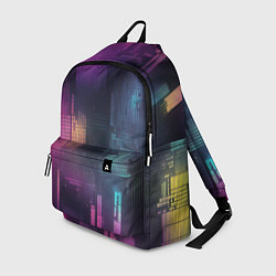 Рюкзак Цветные пиксели retro, цвет: 3D-принт