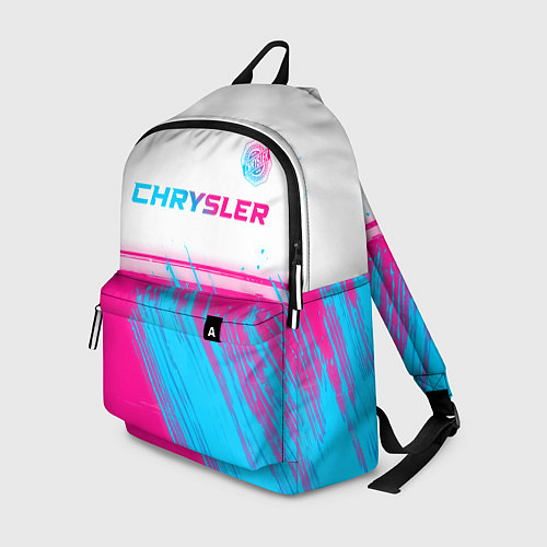 Рюкзак Chrysler neon gradient style посередине / 3D-принт – фото 1
