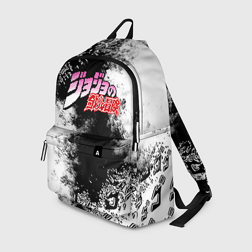 Рюкзак JoJos Bizarre лого с красками / 3D-принт – фото 1