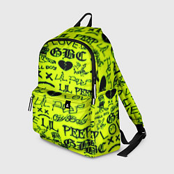Рюкзак Lil peep кислотный стиль, цвет: 3D-принт