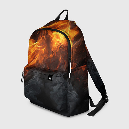 Рюкзак Огонь и дым / 3D-принт – фото 1