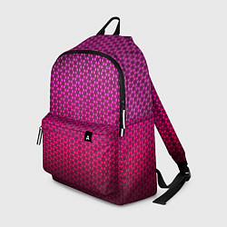 Рюкзак Градиент розовый с рисунком, цвет: 3D-принт
