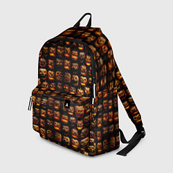 Рюкзак Тыквы страшные зубастые, цвет: 3D-принт
