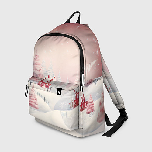 Рюкзак Снежное сияние ночи / 3D-принт – фото 1