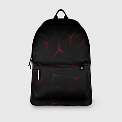 Рюкзак Красный кибер узор, цвет: 3D-принт — фото 2
