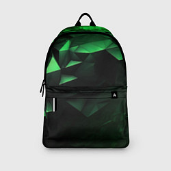Рюкзак Видение зеленого в абстракции, цвет: 3D-принт — фото 2