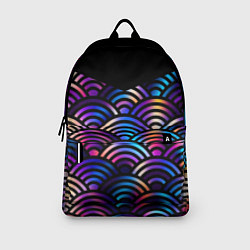 Рюкзак Чёрный берег и рябь на волнах, цвет: 3D-принт — фото 2