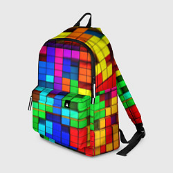 Рюкзак Радужный кубизм, цвет: 3D-принт