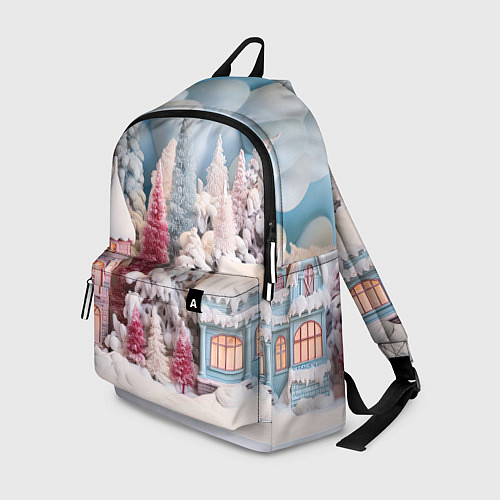 Рюкзак Рождественские огни на деревьях / 3D-принт – фото 1