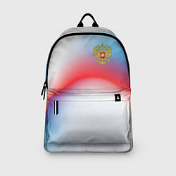Рюкзак Герб России на фоне абстрактного триколора, цвет: 3D-принт — фото 2