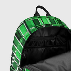 Рюкзак Зелёные прямоугольники, цвет: 3D-принт — фото 2