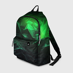 Рюкзак Глубина зеленого абстракции, цвет: 3D-принт