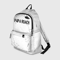 Рюкзак Papa Roach glitch на светлом фоне посередине, цвет: 3D-принт
