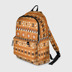 Рюкзак Brown tribal geometric, цвет: 3D-принт