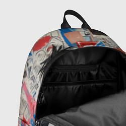 Рюкзак Аниме пацан на фоне стены, цвет: 3D-принт — фото 2