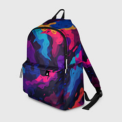Рюкзак Яркие абстрактные фигуры, цвет: 3D-принт