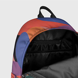 Рюкзак Цветные кляксы, цвет: 3D-принт — фото 2
