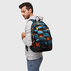 Рюкзак Темные плитки в лаве, цвет: 3D-принт — фото 2