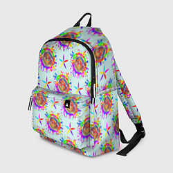 Рюкзак Биткойн и цветок, цвет: 3D-принт