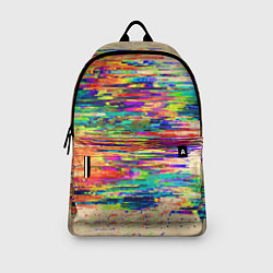 Рюкзак Разноцветный глитч, цвет: 3D-принт — фото 2