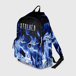 Рюкзак Stalker огненный синий стиль, цвет: 3D-принт