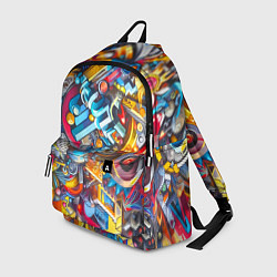 Рюкзак Фантазийный паттерн - граффити, цвет: 3D-принт