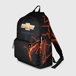 Рюкзак Chevrolet лого шторм, цвет: 3D-принт