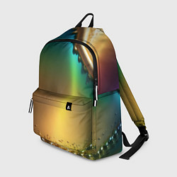 Рюкзак Радужный градиент с накидкой, цвет: 3D-принт